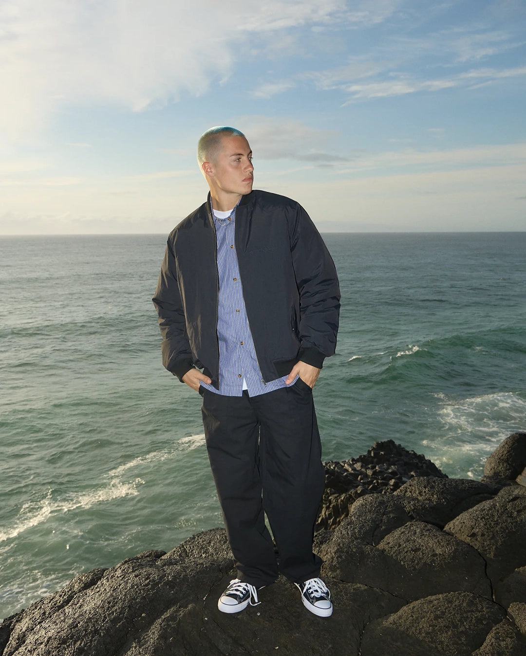 Shipwreck Stripe Short Sleeve Shirt - Marlin