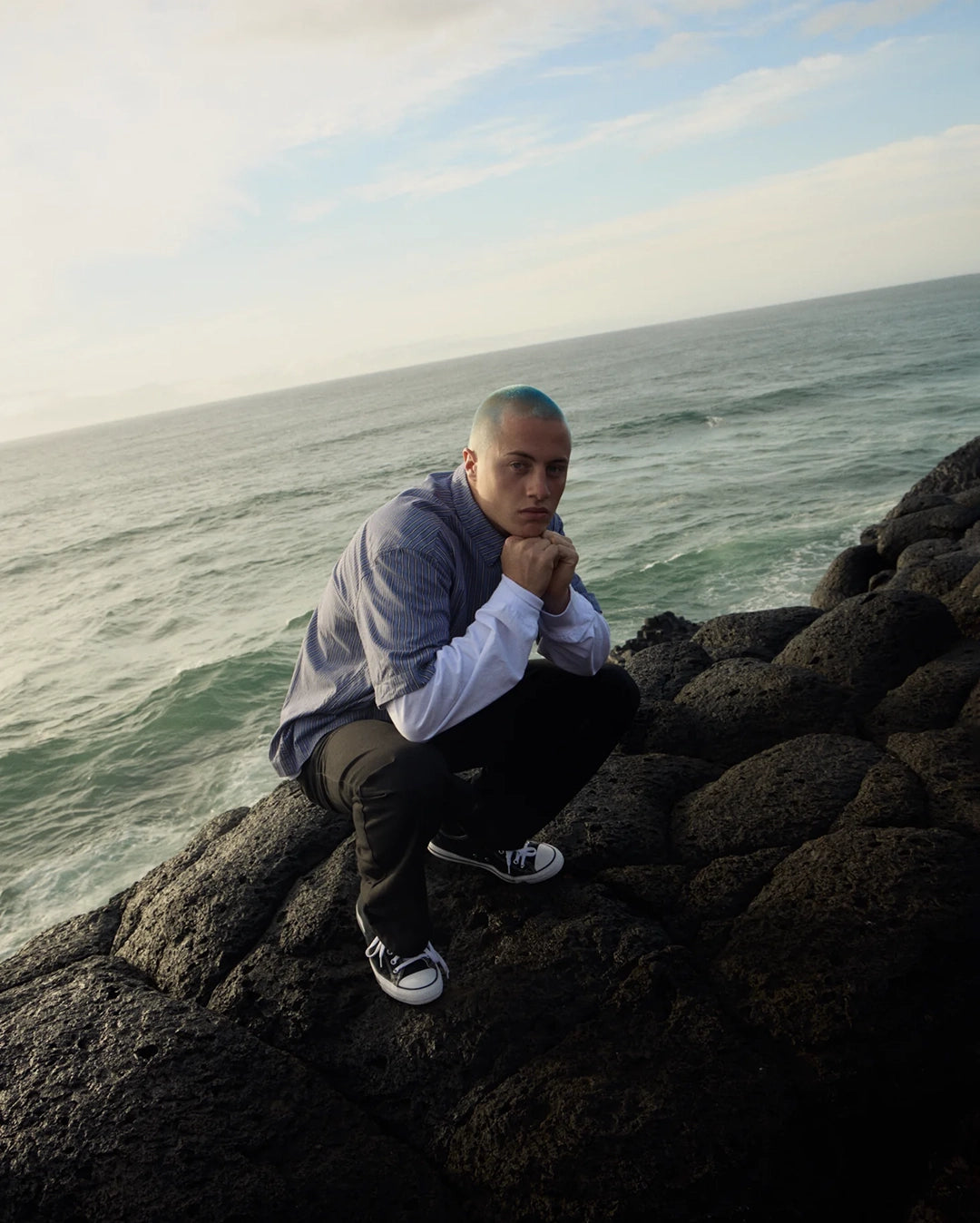 Shipwreck Stripe Short Sleeve Shirt - Marlin