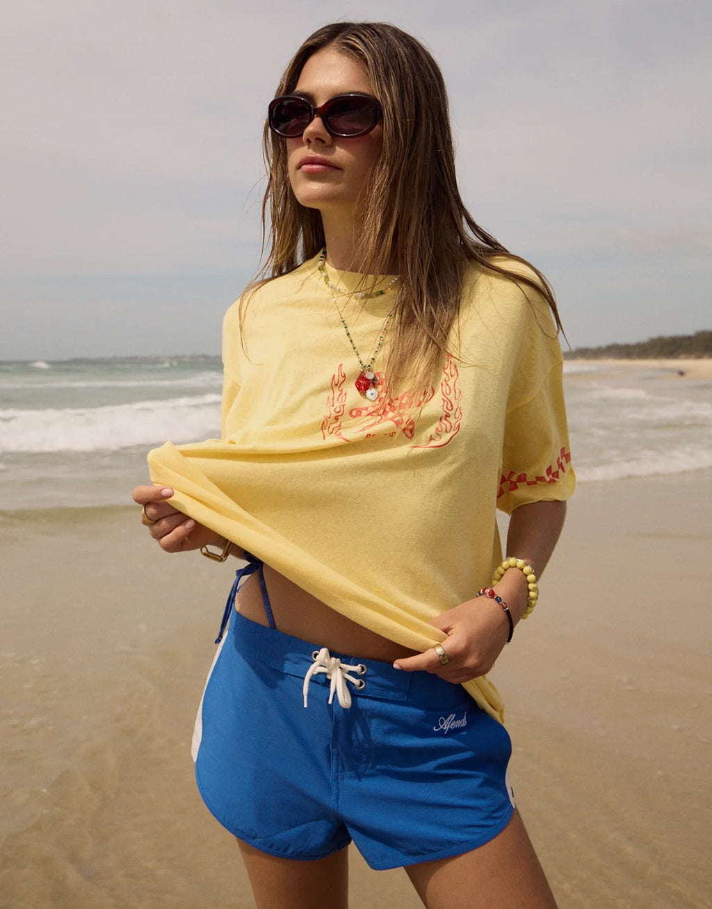 Calda Oversized T-Shirt - Lemon