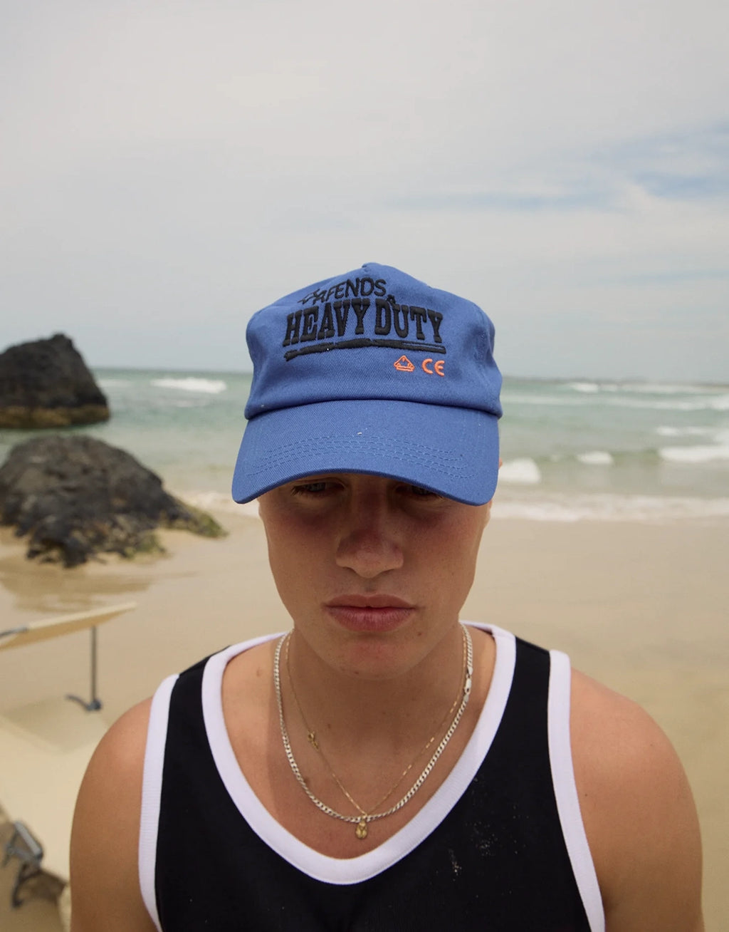 Heavy Duty Five Panel Cap - Marine