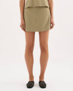 Thea Mini Skirt - Moss