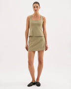 Thea Mini Skirt - Moss