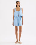 Theo Linen Top - Bermuda by Nude Lucy