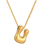 Cloud Letter Pendant - Gold by Walt - view 23