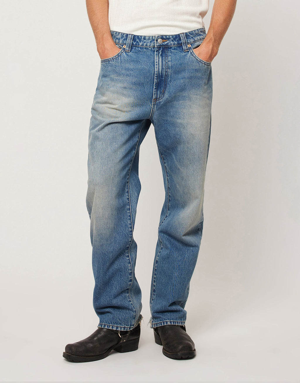 Ezy Blue Reef Denim Jeans - Light Vintage Indigo