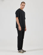 Bronco Slim Straight Denim Jeans - Black by Rollas - view 4