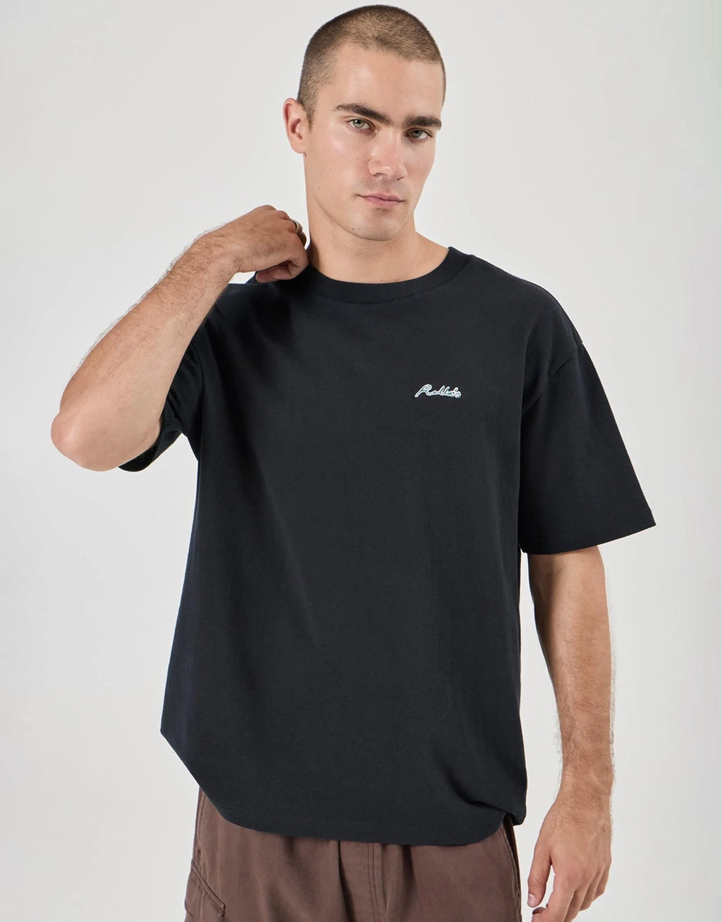 Ezy Classic T-Shirt - Washed Black by Rollas - view 3