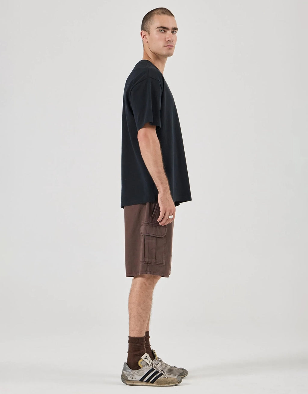 Ezy Classic T-Shirt - Washed Black by Rollas - view 5