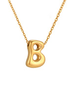 Cloud Letter Pendant - Gold by Walt - view 4