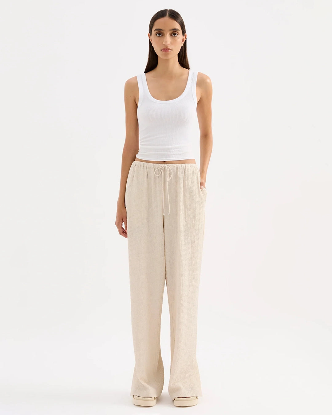 Palma Pants - Cream