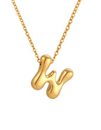 Cloud Letter Pendant - Gold by Walt - view 25