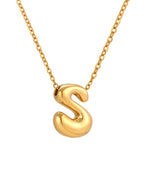 Cloud Letter Pendant - Gold by Walt - view 21
