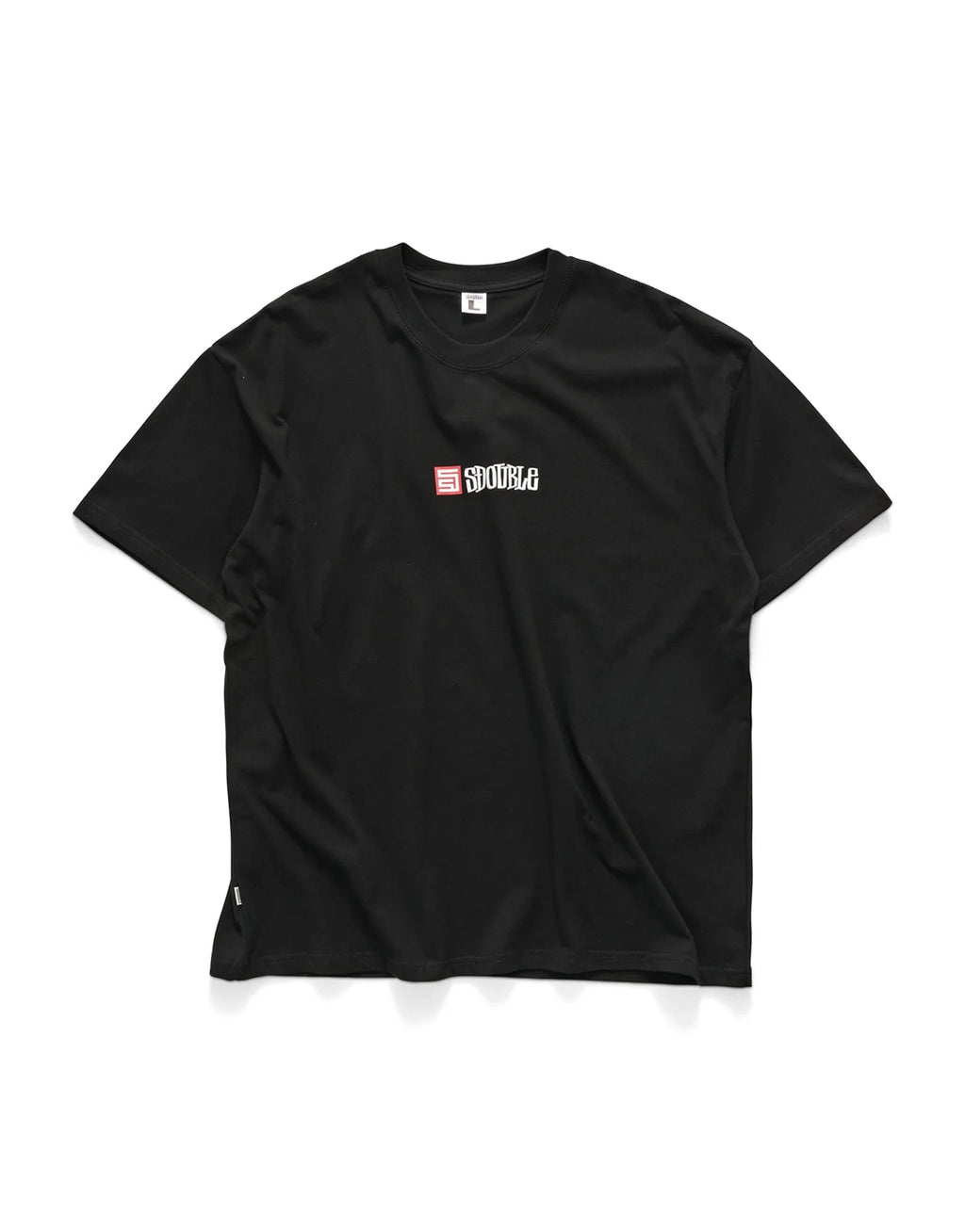 S Cube Mid Block T-Shirt - Black