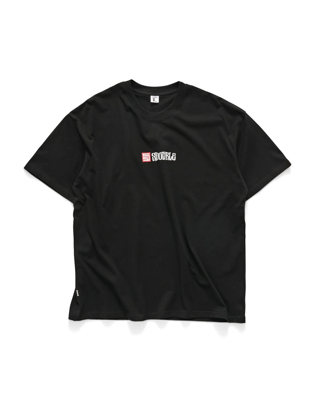 S Cube Mid Block T-Shirt - Black