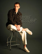 LS Zip Thru Shirt - Chocolate by S-Double - view 7