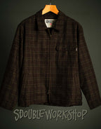 LS Zip Thru Shirt - Chocolate by S-Double - view 8