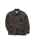 LS Zip Thru Shirt - Chocolate by S-Double