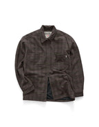LS Zip Thru Shirt - Chocolate by S-Double