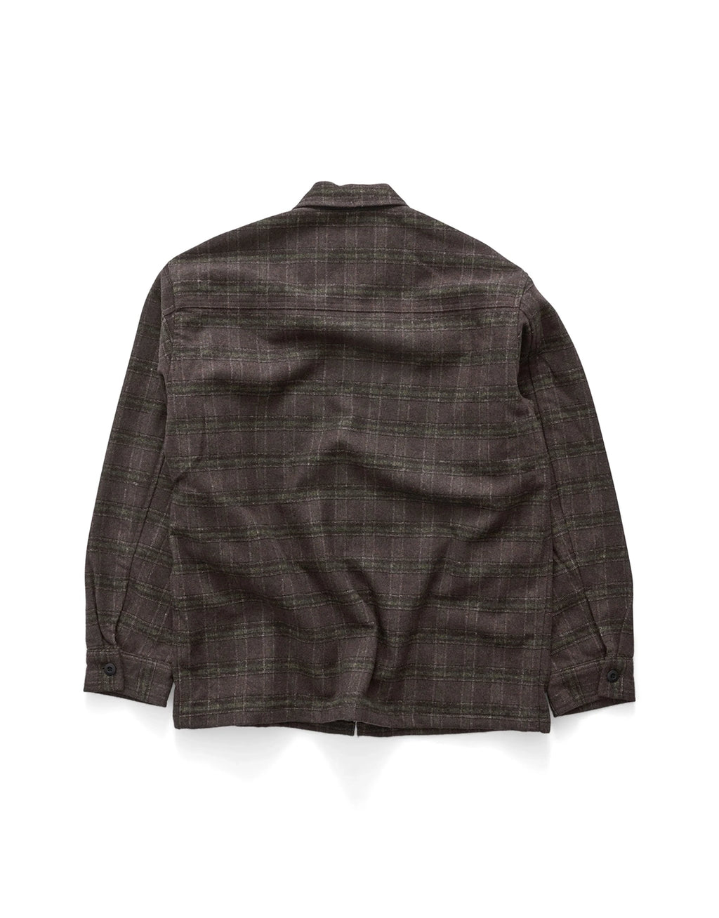 LS Zip Thru Shirt - Chocolate by S-Double - view 2