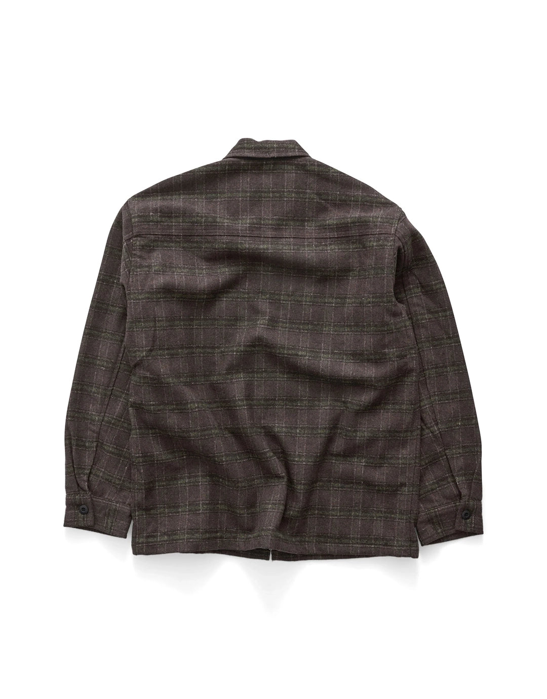 LS Zip Thru Shirt - Chocolate by S-Double - view 2