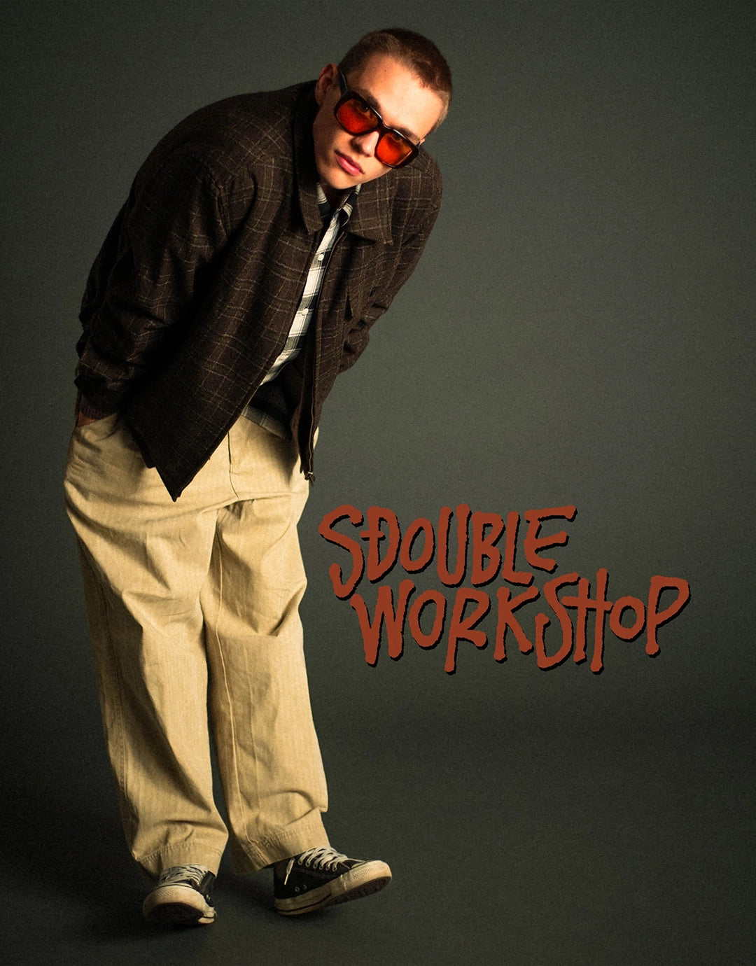 LS Zip Thru Shirt - Chocolate by S-Double - view 3