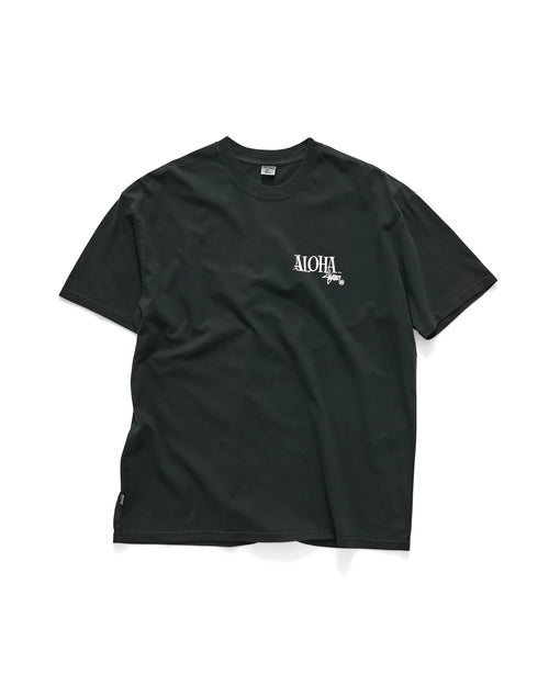 Aloha Short Sleeve T-Shirt - Pigment Black by S-Double - view 2