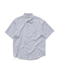 James Stripe Short Sleeve Shirt - Blue Stripe by S-Double