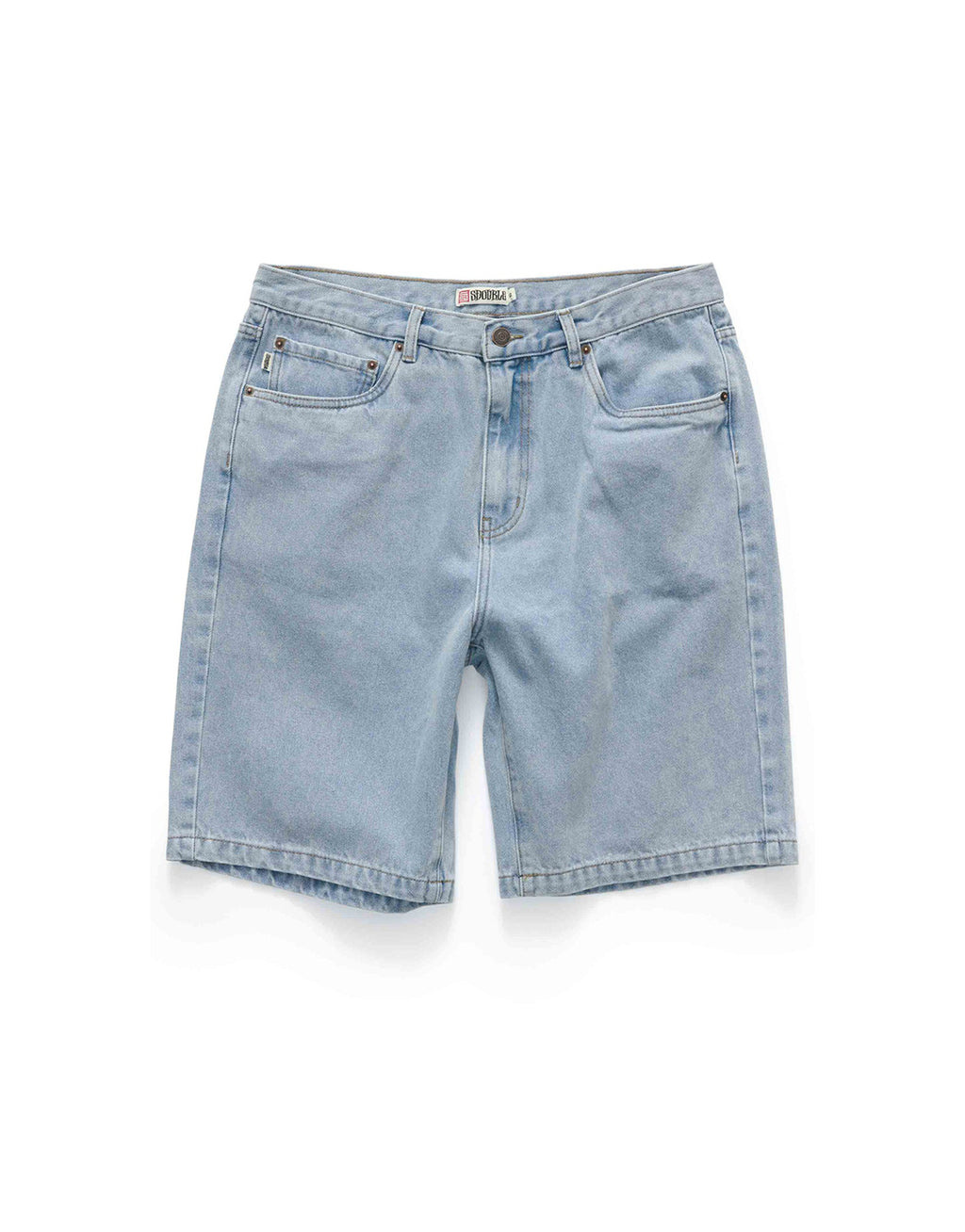 Embroidered 5 Pocket Denim Shorts - Super Light