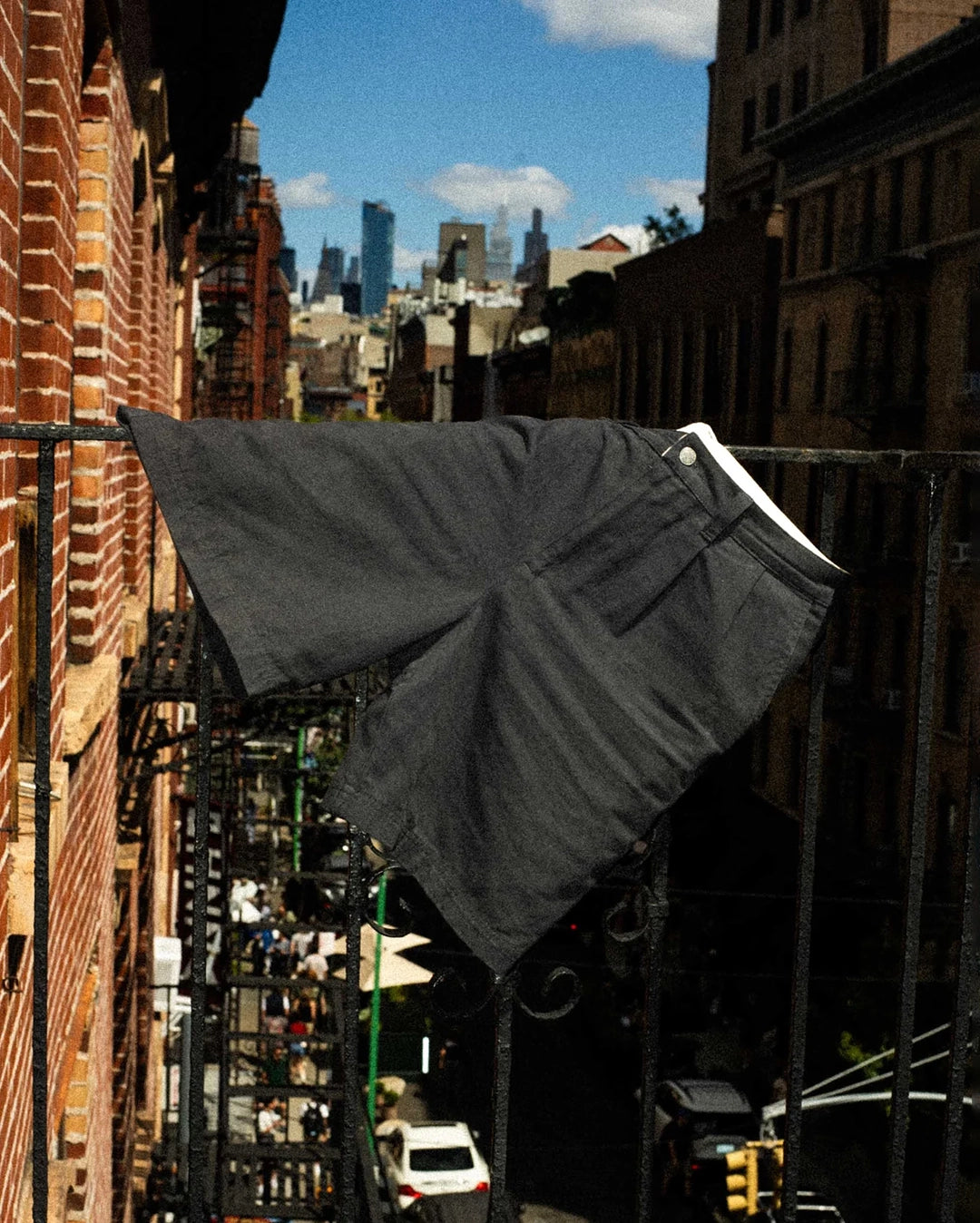 Trench Shorts - Black