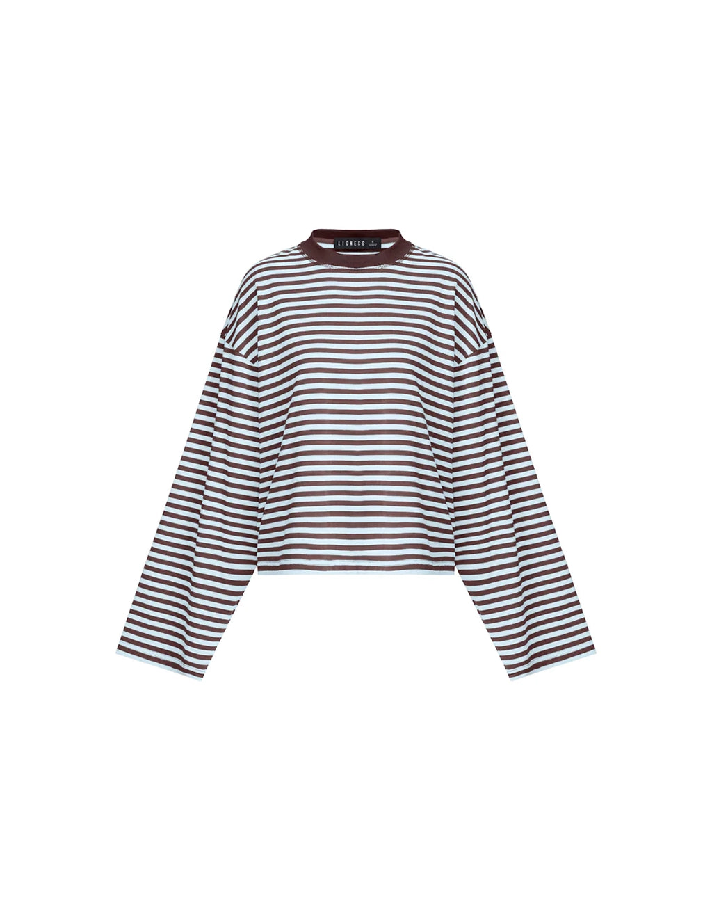 Bloom Long Sleeve Top - Chocolate Sea Stripe