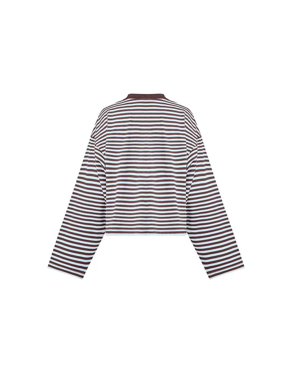 Bloom Long Sleeve Top - Chocolate Sea Stripe