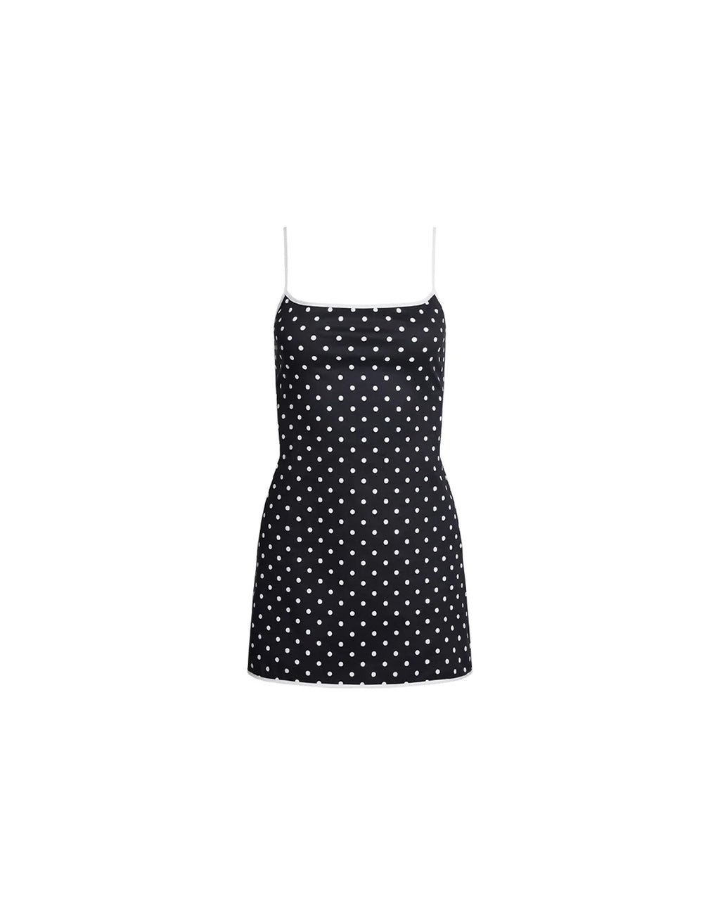 Voyage Mini Dress - Noir Polka