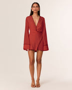 Kyla Mini Dress - Rust - SNDYS