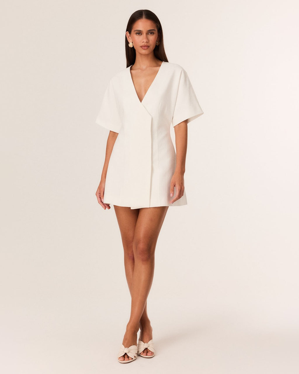 Nola Mini Dress - White - SNDYS