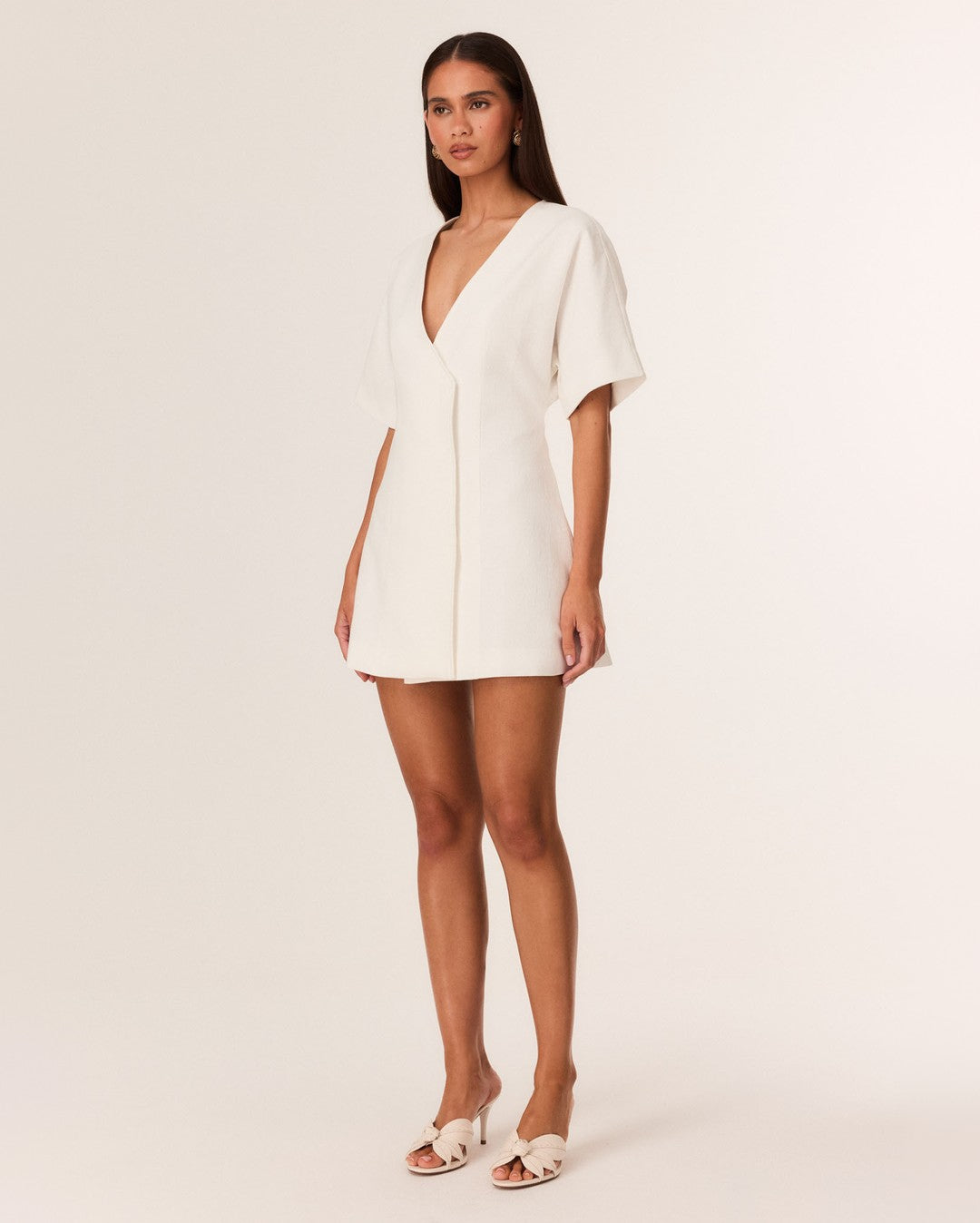 Nola Mini Dress - White - SNDYS