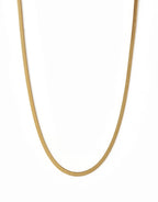 Shayla Gold Snake Chain Necklace by Arms of Eve - view 2