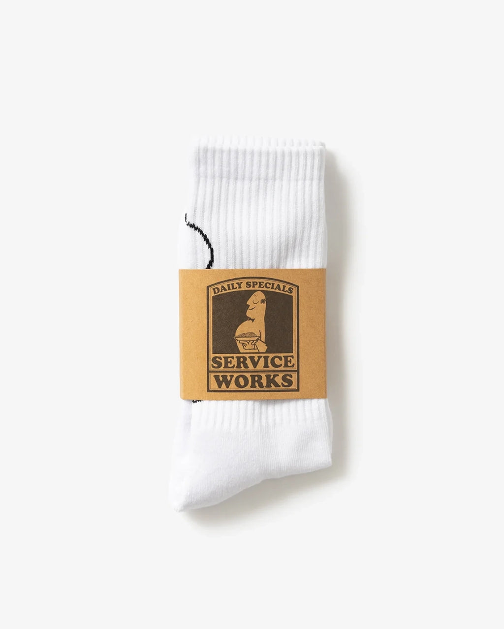 Salt + Pepper Socks - White