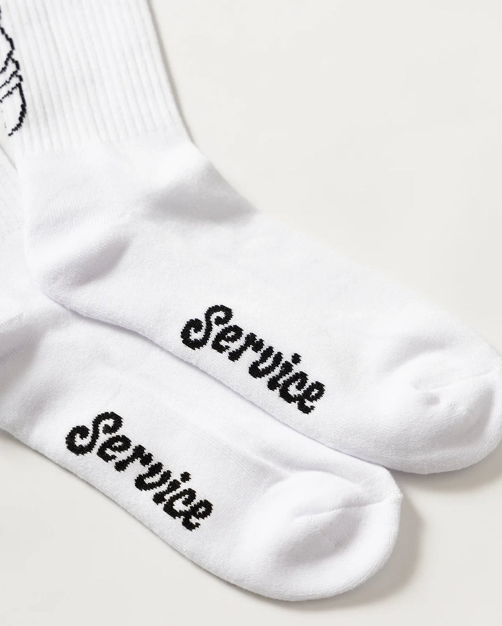 Salt + Pepper Socks - White