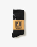 Salt + Pepper Socks - Black by Service Works