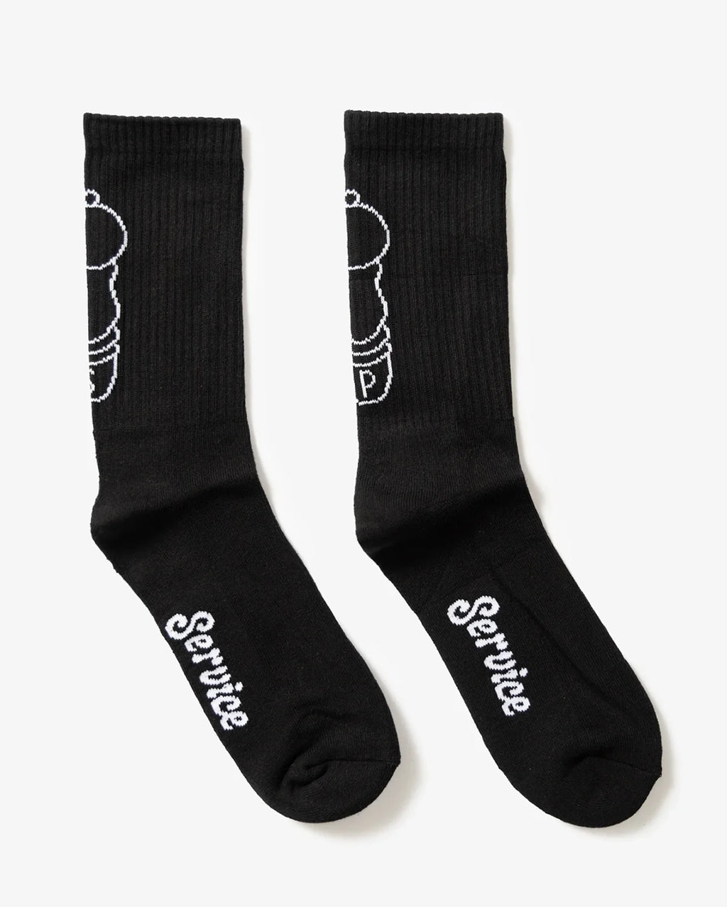 Salt + Pepper Socks - Black