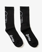 Salt + Pepper Socks - Black by Service Works - view 2
