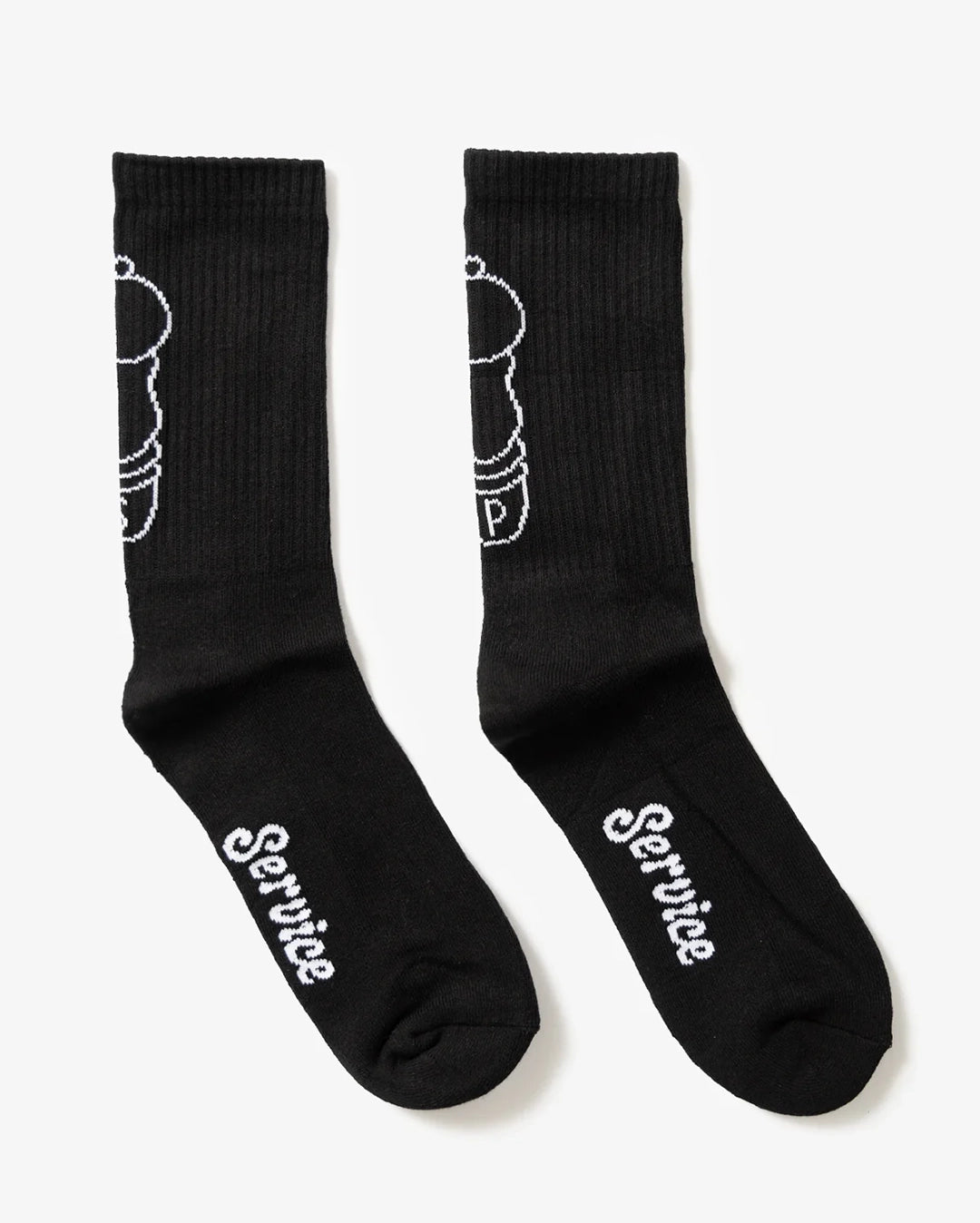 Salt + Pepper Socks - Black