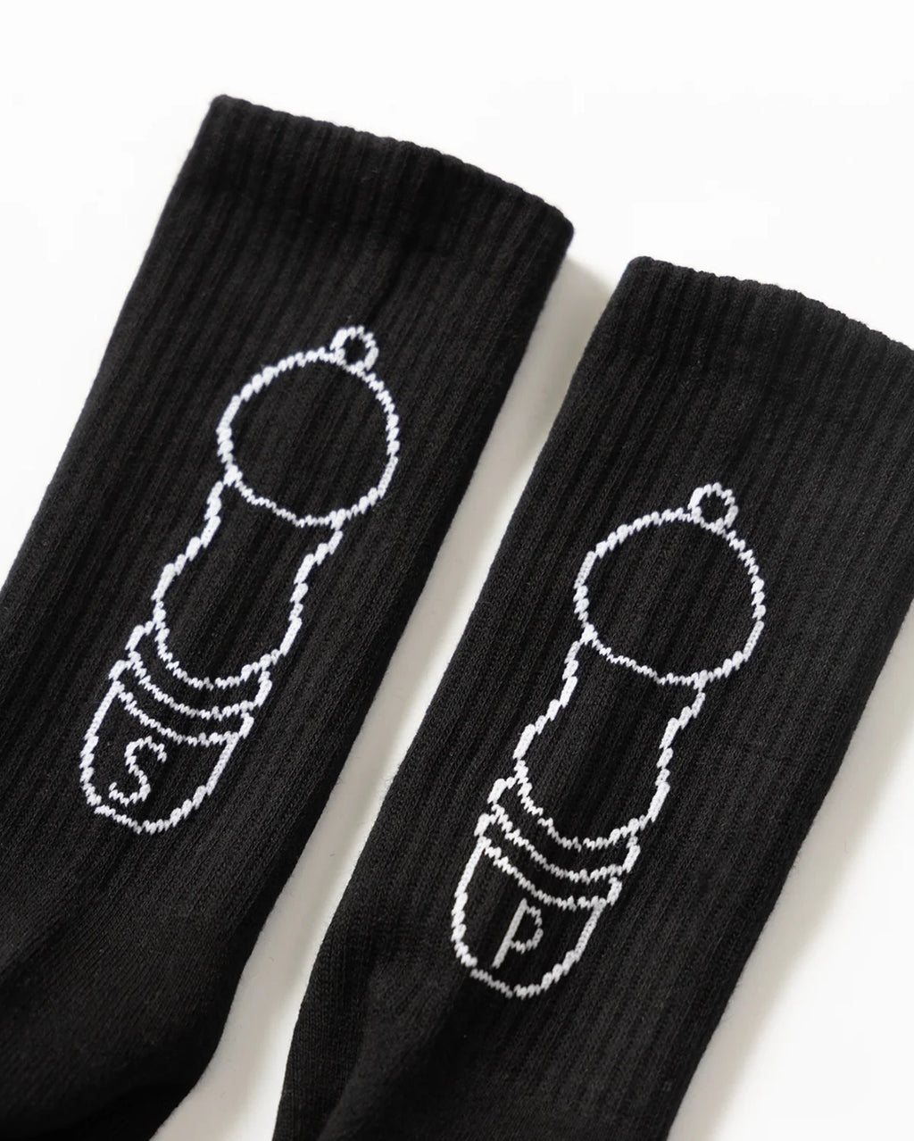 Salt + Pepper Socks - Black