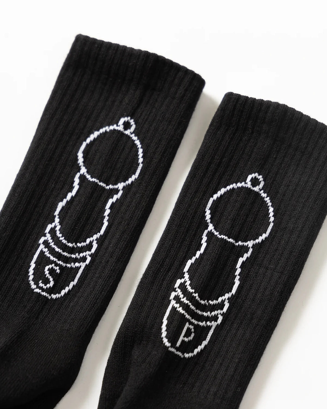 Salt + Pepper Socks - Black