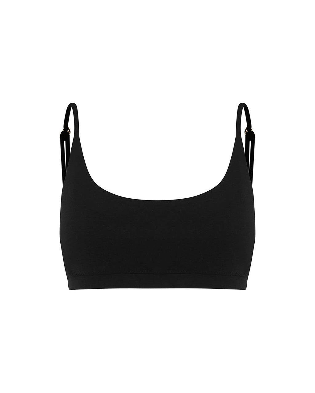 Sporty Crop - Midnight Black