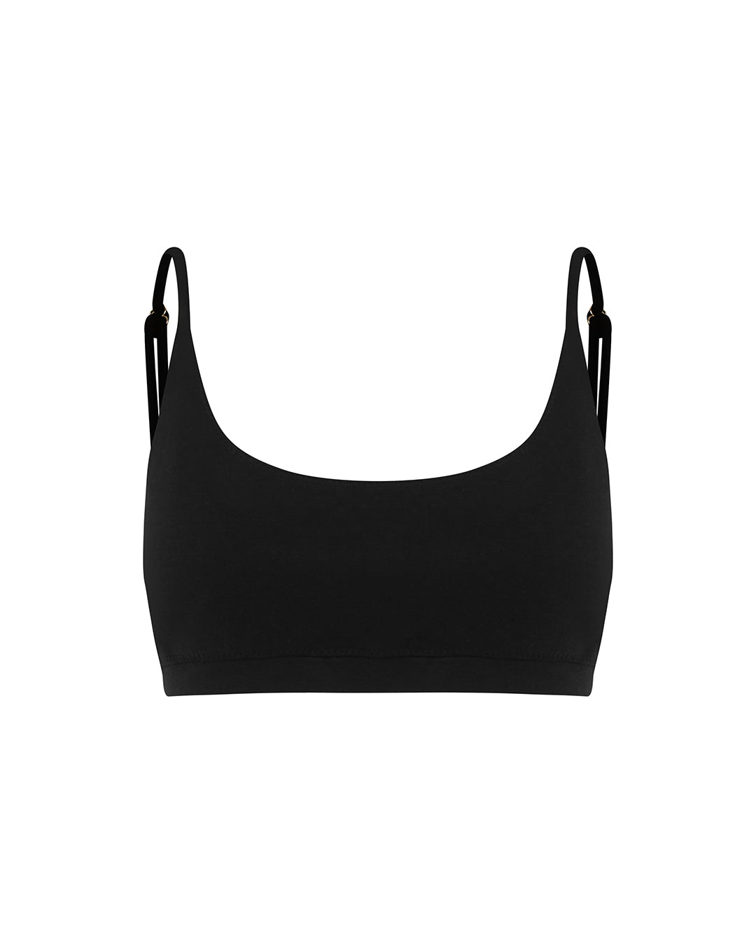 Sporty Crop - Midnight Black