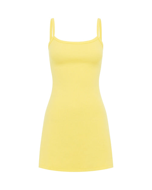 A-line Mini Dress - Lemon Lem by Summi Summi - view 2