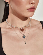 Stolen Heart Necklace - Silver by Stolen Girlfriends Club - view 6
