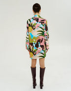 Long Sleeve Ash Shirt Dress - Wonderland by Summi Summi - view 3