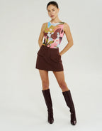Skort - Chocolate by Summi Summi - view 4